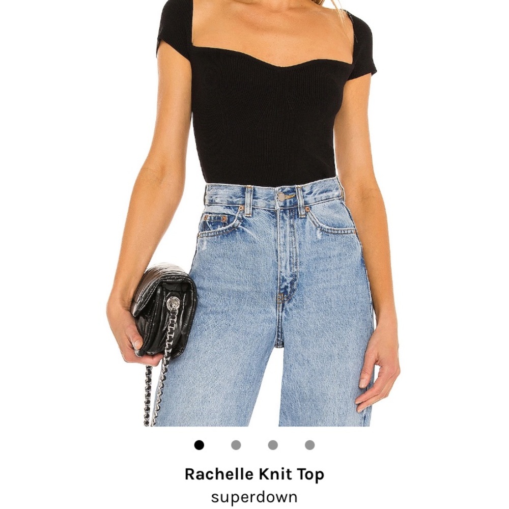 Brand New Superdown Rachelle Knit Top Size Small